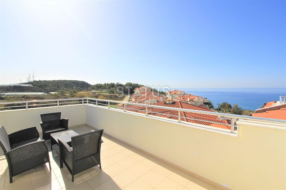 Пентхаус 3+1 с мебелью и с прямым видом на море, 130 м2 фото 20