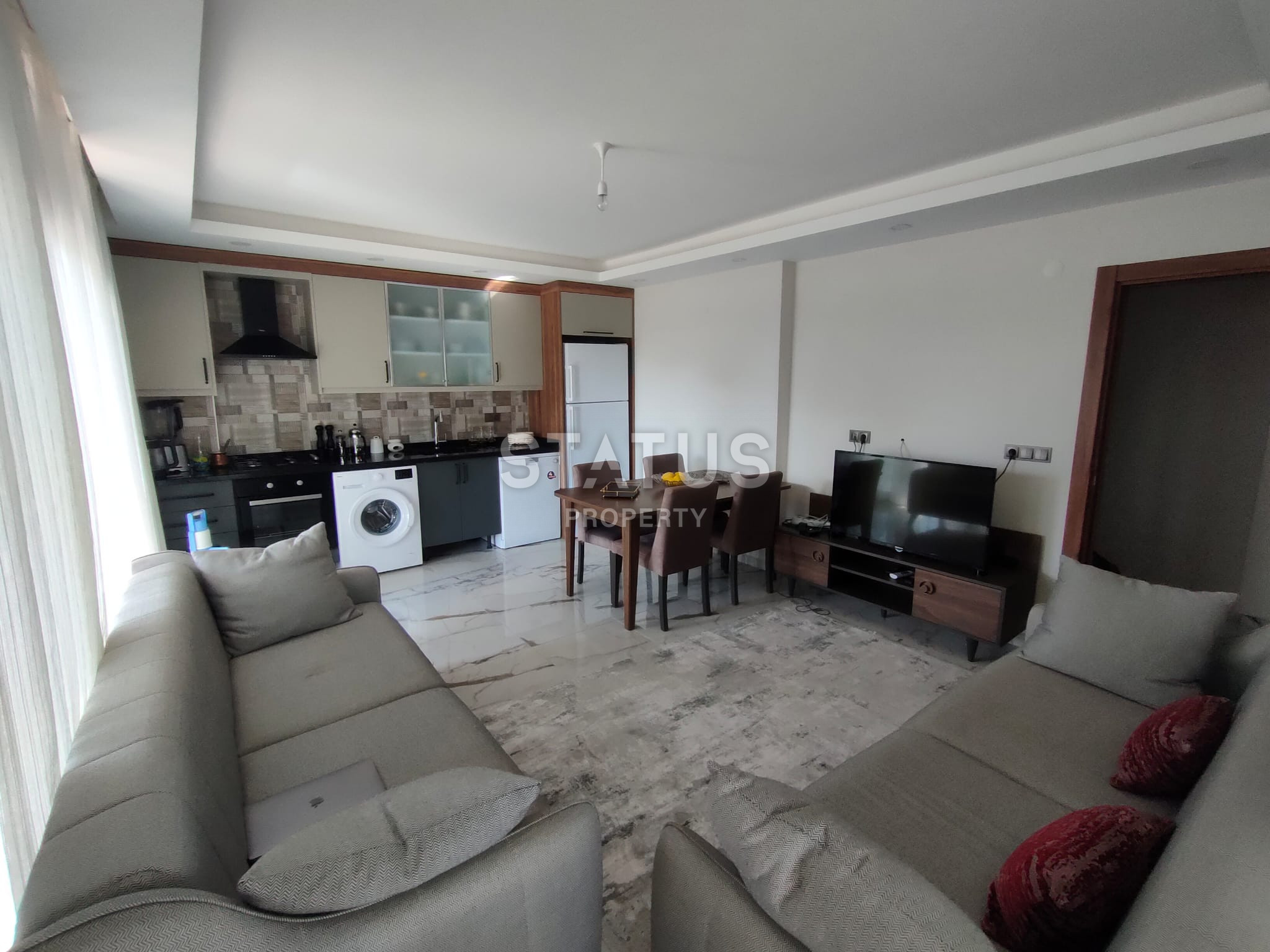 Three-room apartment with furniture in a new complex in Gazipasa, 90 m2 фото 11