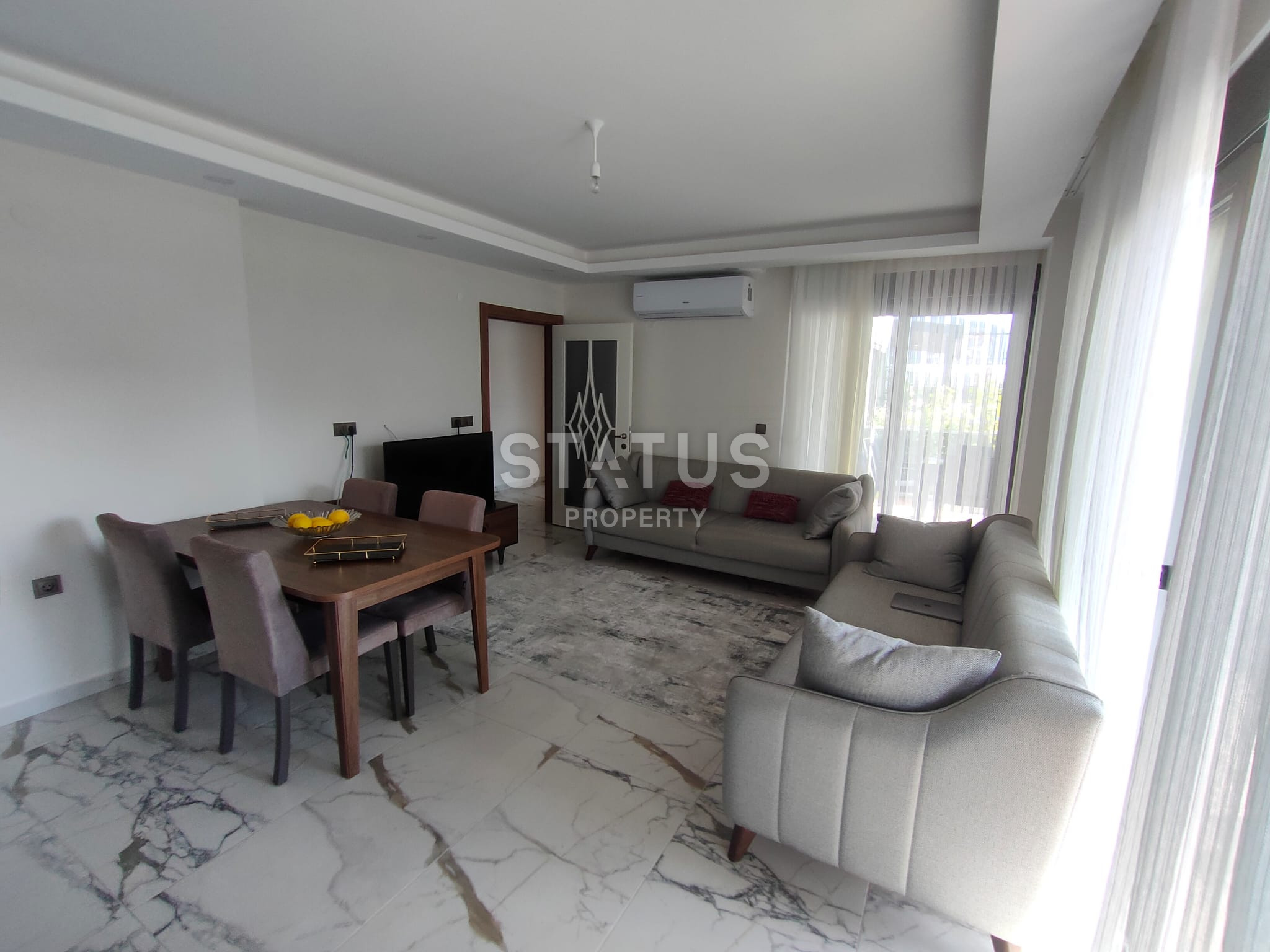 Three-room apartment with furniture in a new complex in Gazipasa, 90 m2 фото 12