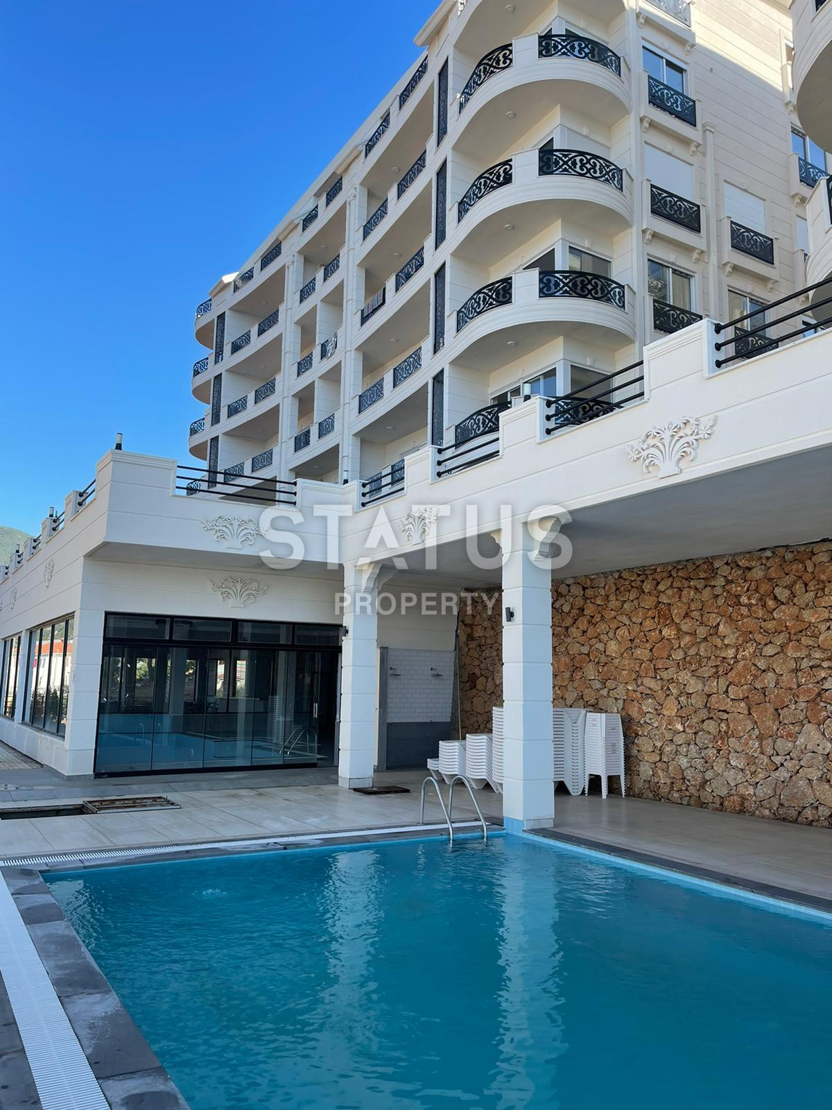 Apartment with stunning sea and mountain views in a new building, Oba district. 86 sq.m. фото 7