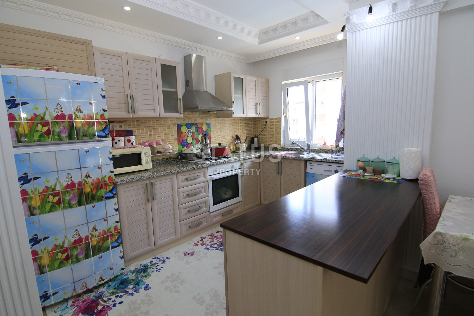 Просторная 2+1 в районе Джикджилли, полный пакет мебели и техники, 115м2 фото 11