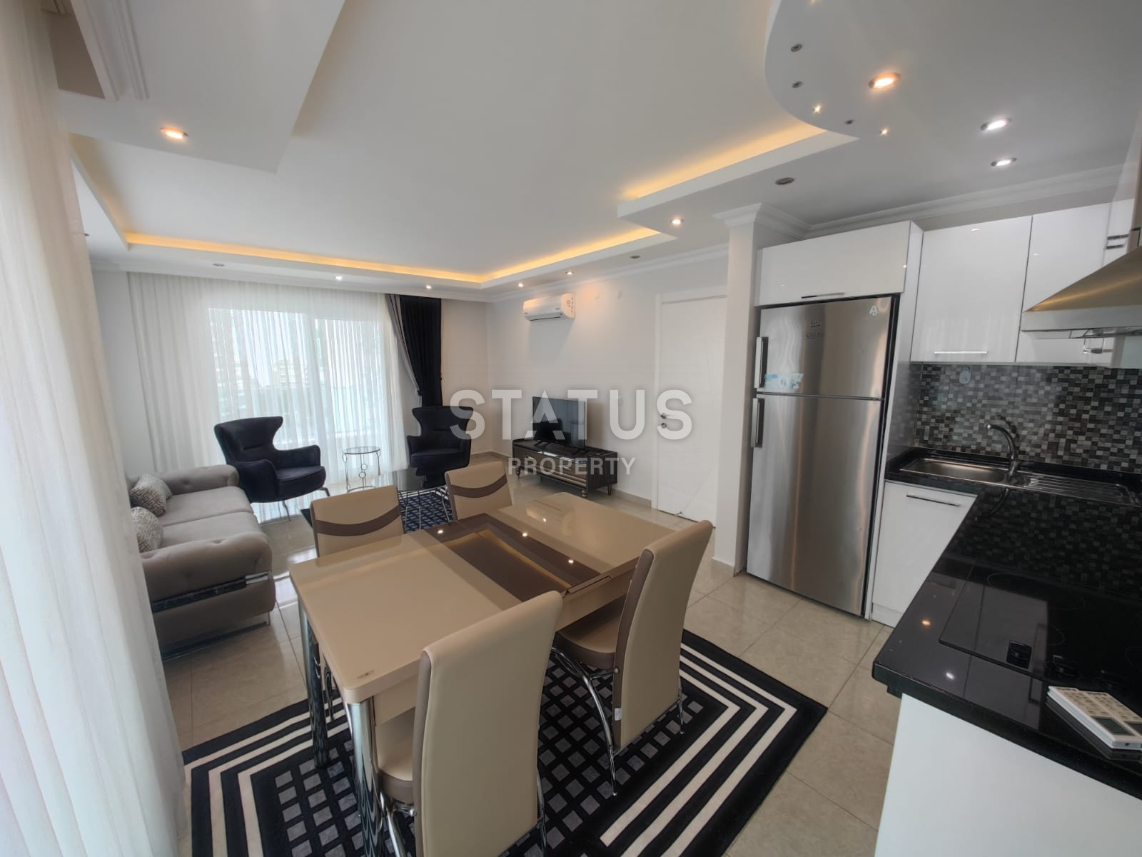 One-bedroom apartment with furniture in Mahmutlar area, 65 m2 фото 3