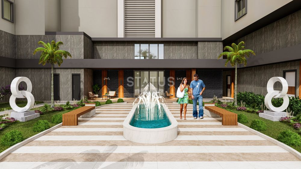 Проект в районе Махмутлар с различными планировками, 43 – 106 м2 фото 3