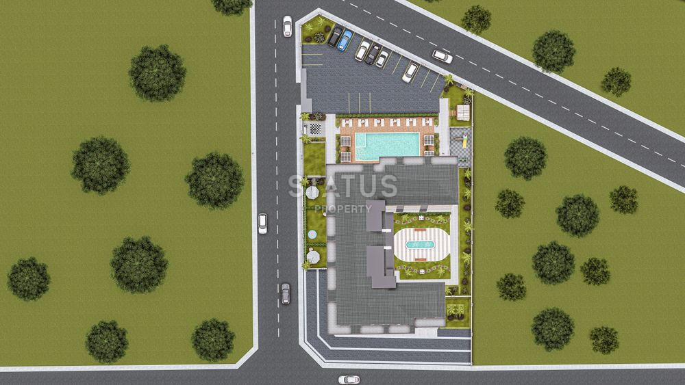 Проект в районе Махмутлар с различными планировками, 43 – 106 м2 фото 6