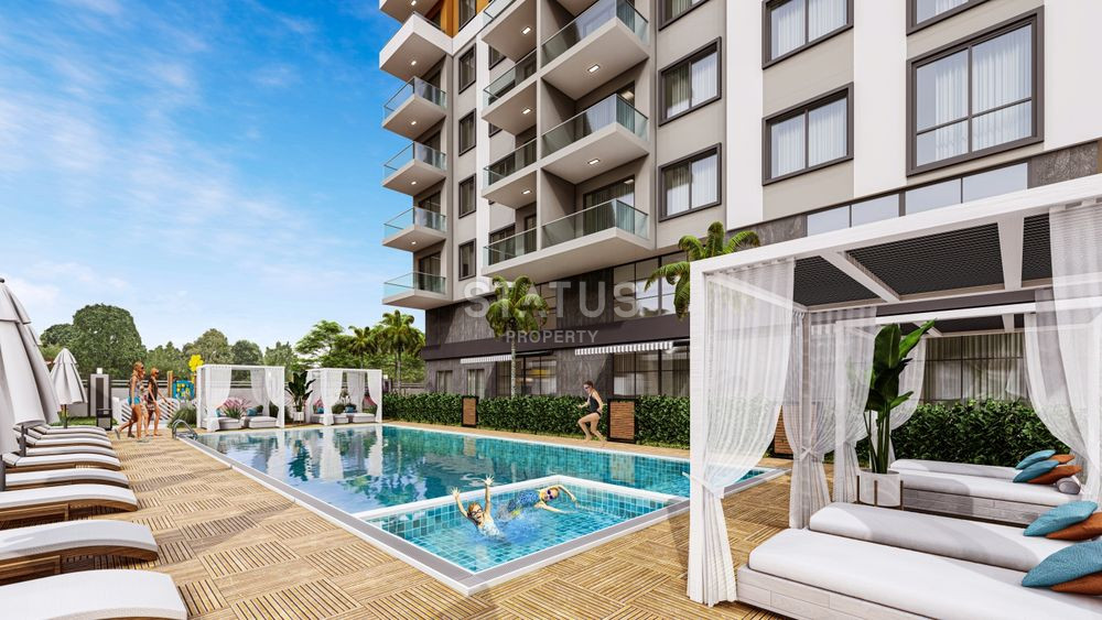 Проект в районе Махмутлар с различными планировками, 43 – 106 м2 фото 7