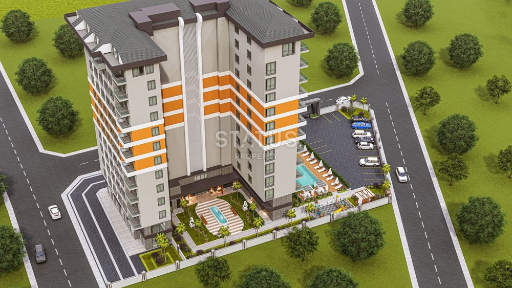 Проект в районе Махмутлар с различными планировками, 43 – 106 м2 фото 13