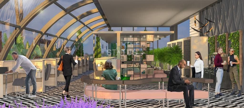 Уникальный проект возле лучшего пляжа в Газипаша, апартаменты от 50 до 130 кв.м. фото 35