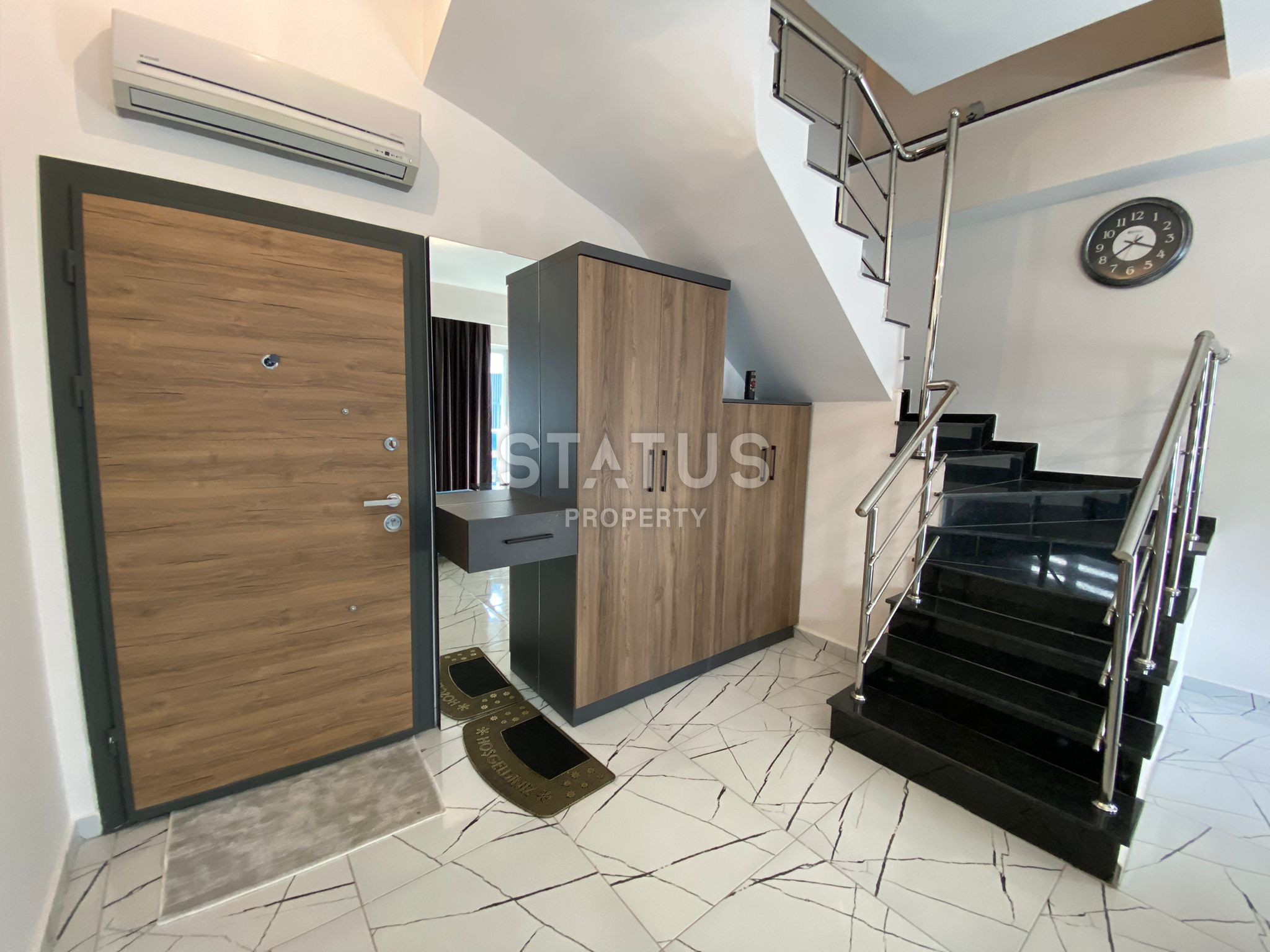 Duplex apartment 2+1 layout with furniture, in the Oba area, 115 sq.m. фото 4