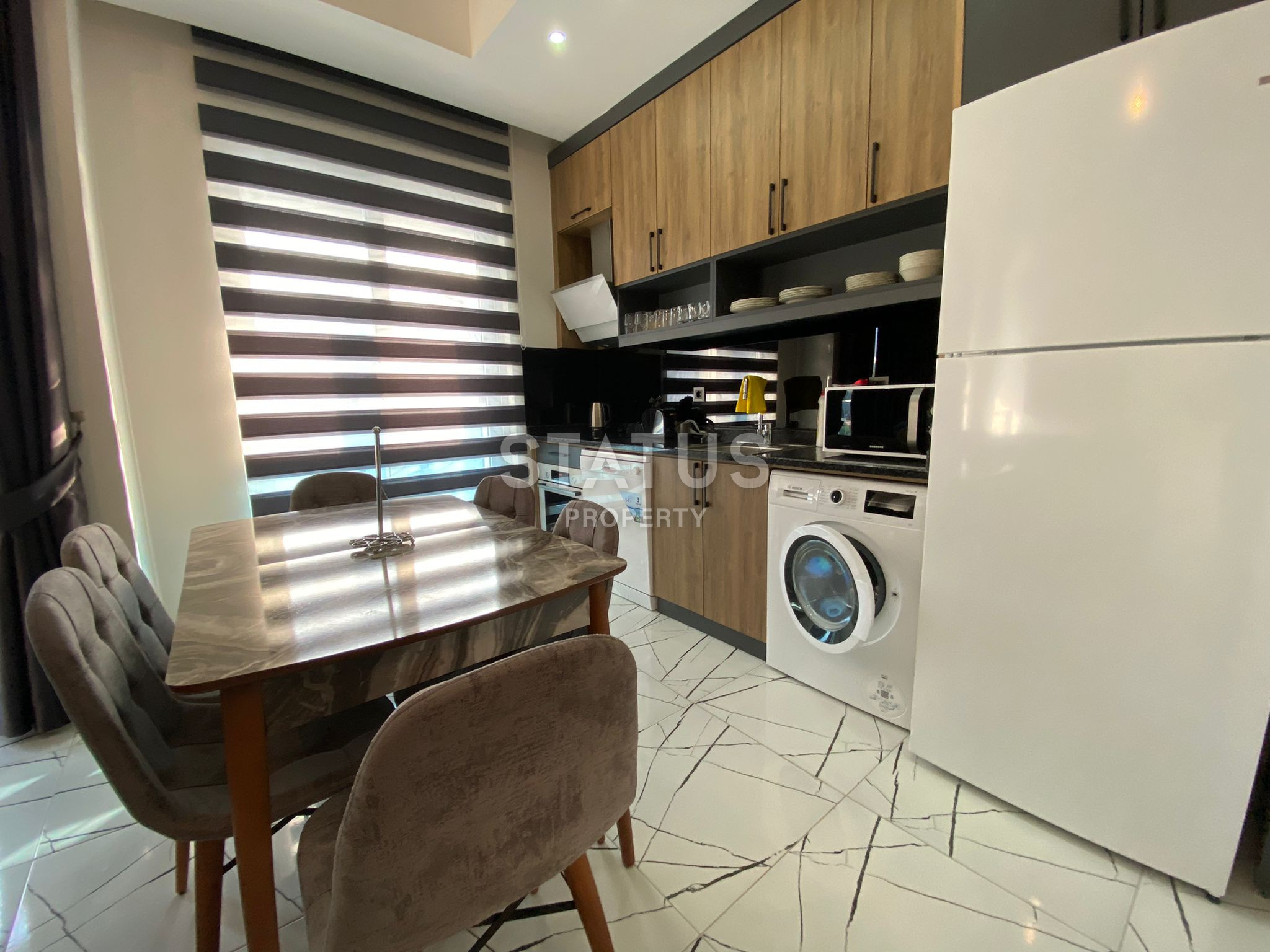 Duplex apartment 2+1 layout with furniture, in the Oba area, 115 sq.m. фото 9