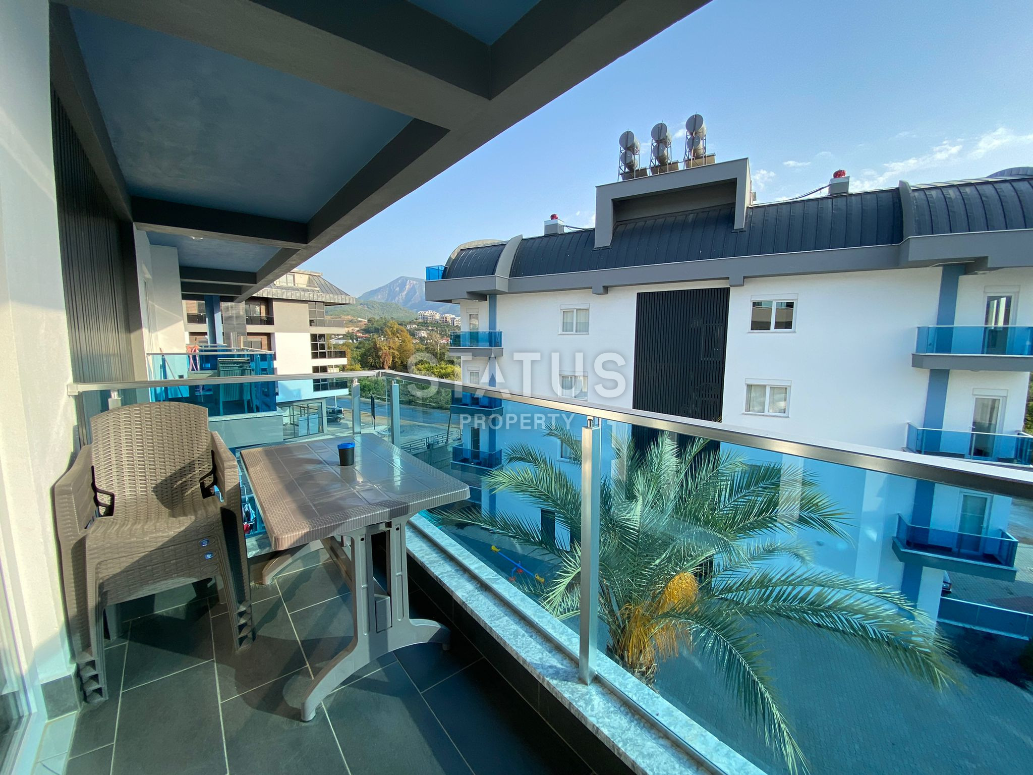 Duplex apartment 2+1 layout with furniture, in the Oba area, 115 sq.m. фото 11