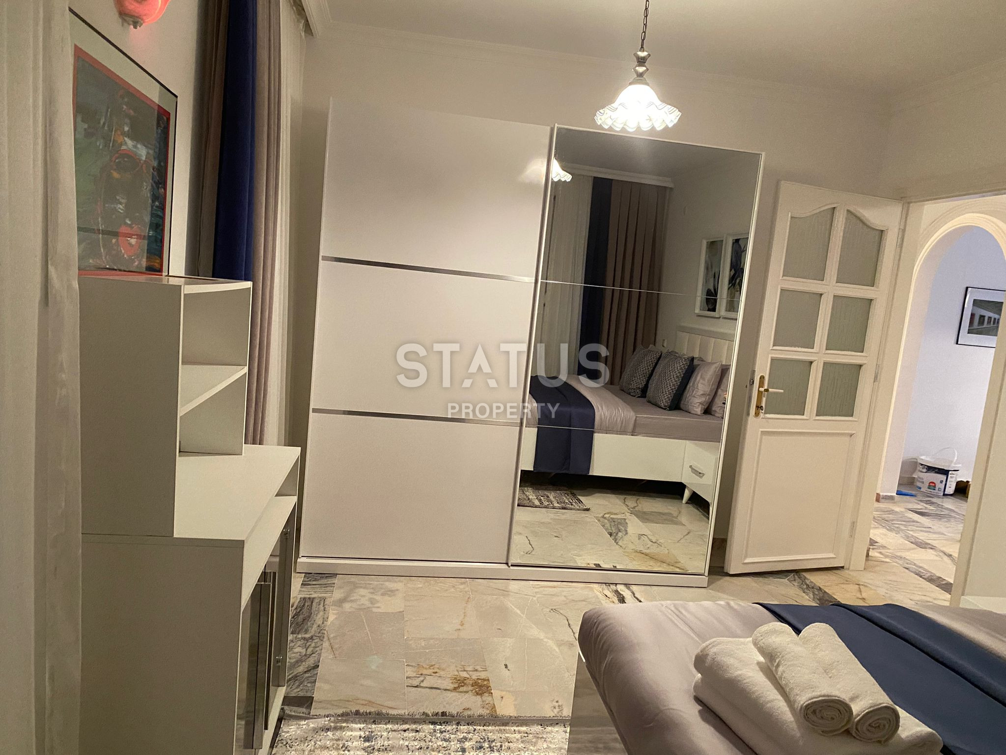 Квартира планировки 2+1 с ремонтом и мебелью в районе пляжа Клеопатры, 120м.кв фото 5