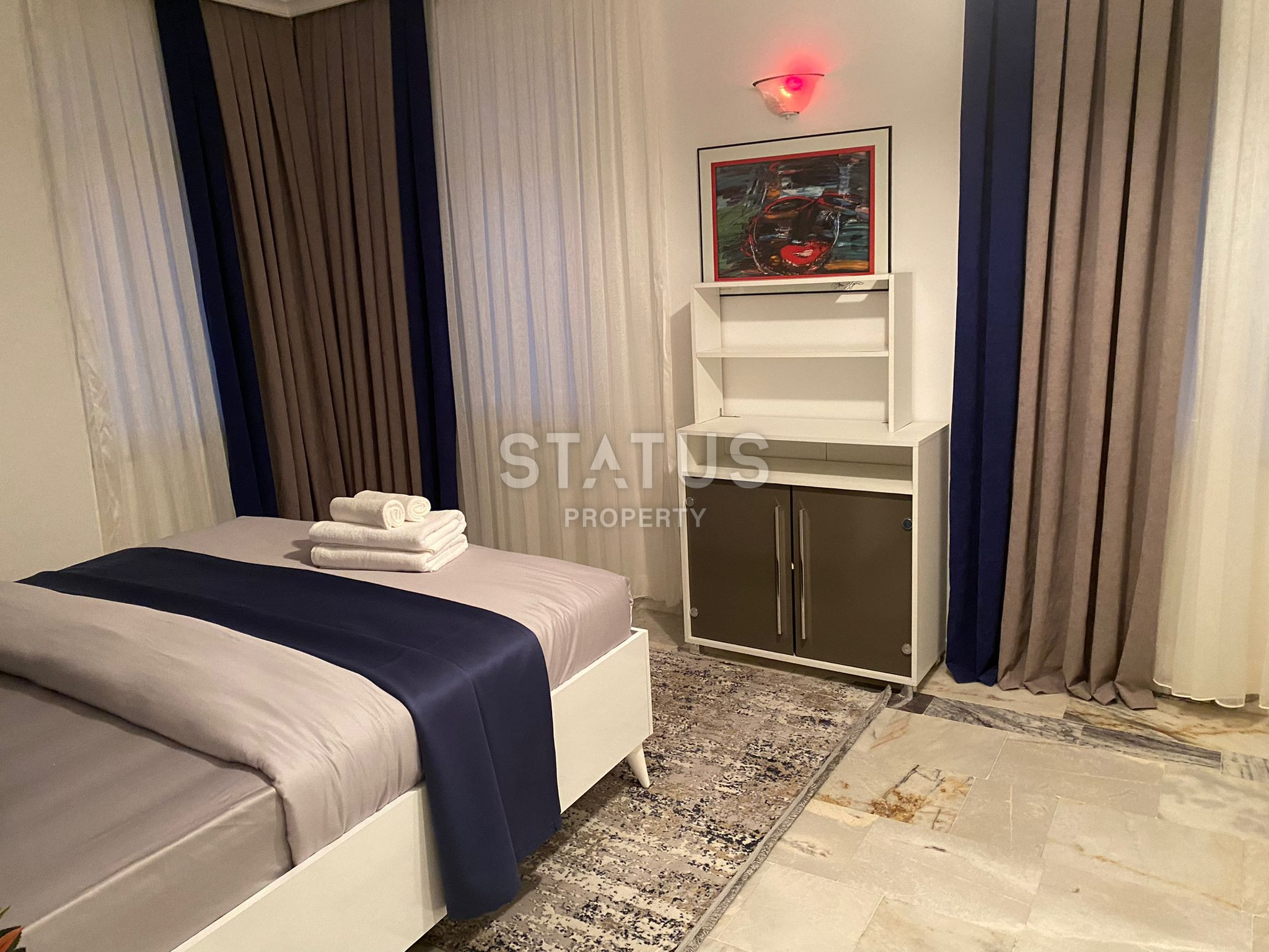 Квартира планировки 2+1 с ремонтом и мебелью в районе пляжа Клеопатры, 120м.кв фото 7