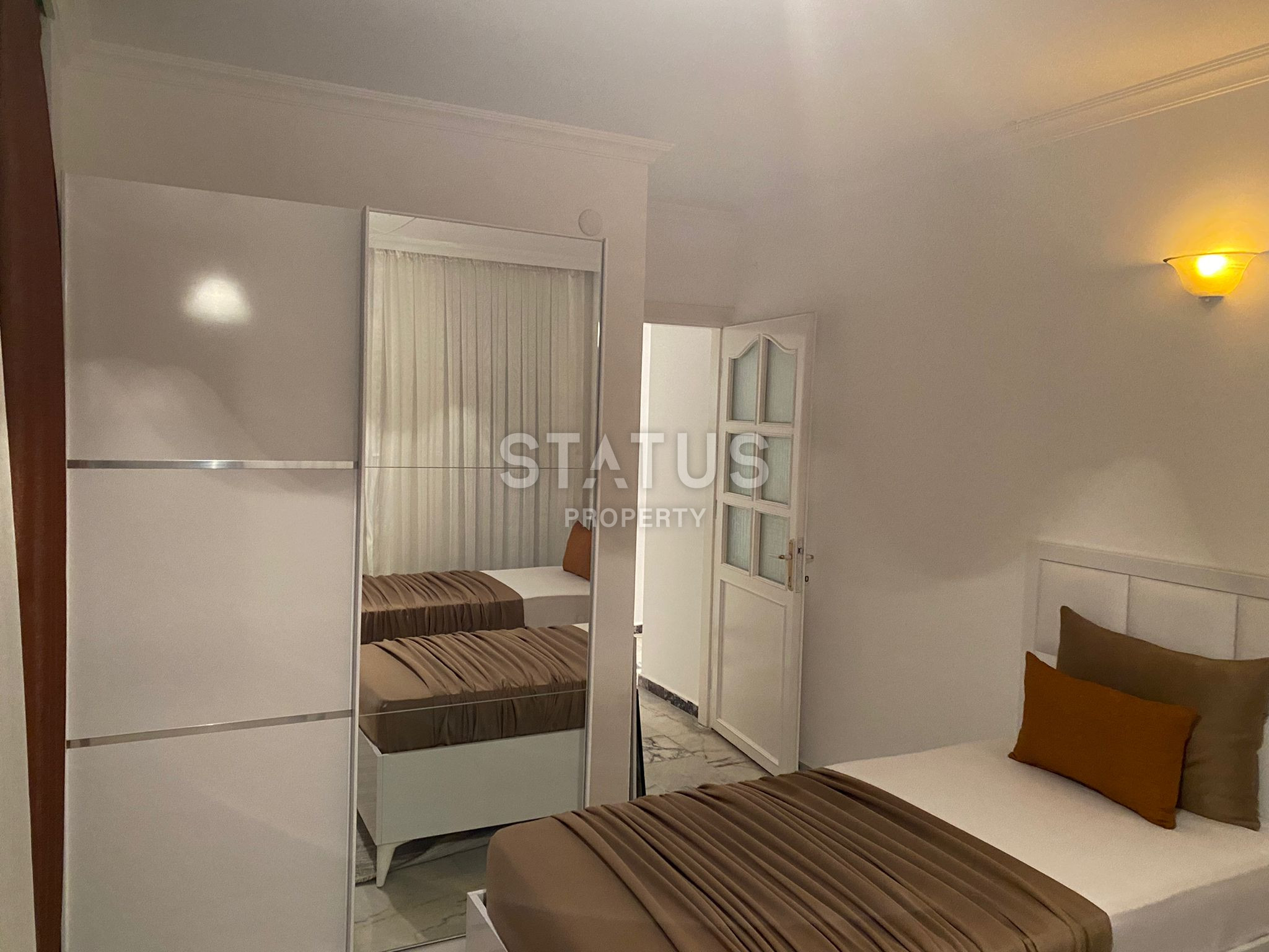 Квартира планировки 2+1 с ремонтом и мебелью в районе пляжа Клеопатры, 120м.кв фото 14