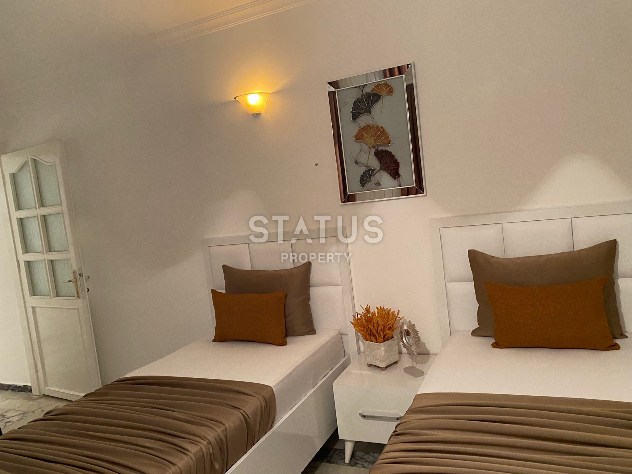 Квартира планировки 2+1 с ремонтом и мебелью в районе пляжа Клеопатры, 120м.кв фото 19