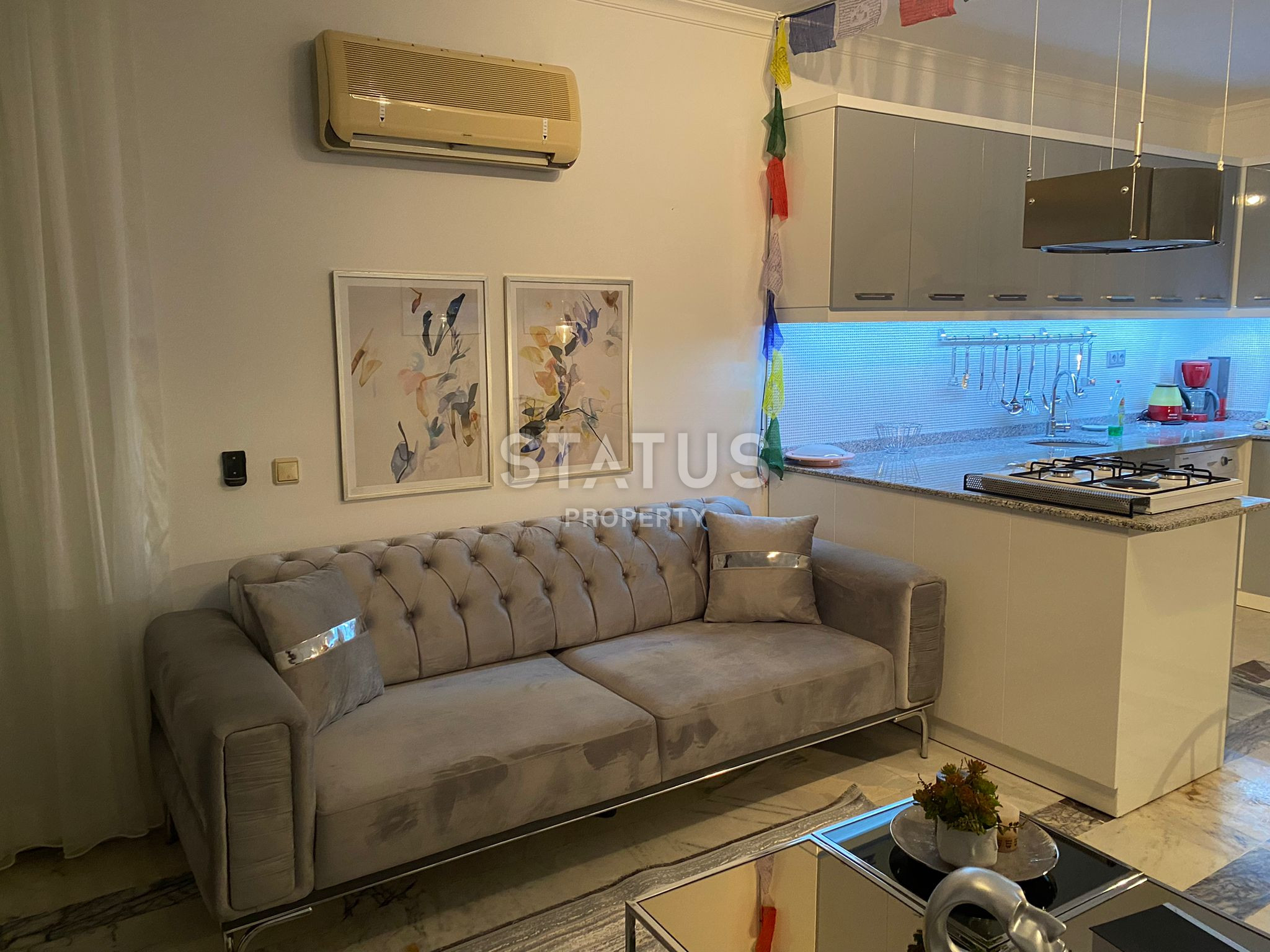 Квартира планировки 2+1 с ремонтом и мебелью в районе пляжа Клеопатры, 120м.кв фото 20