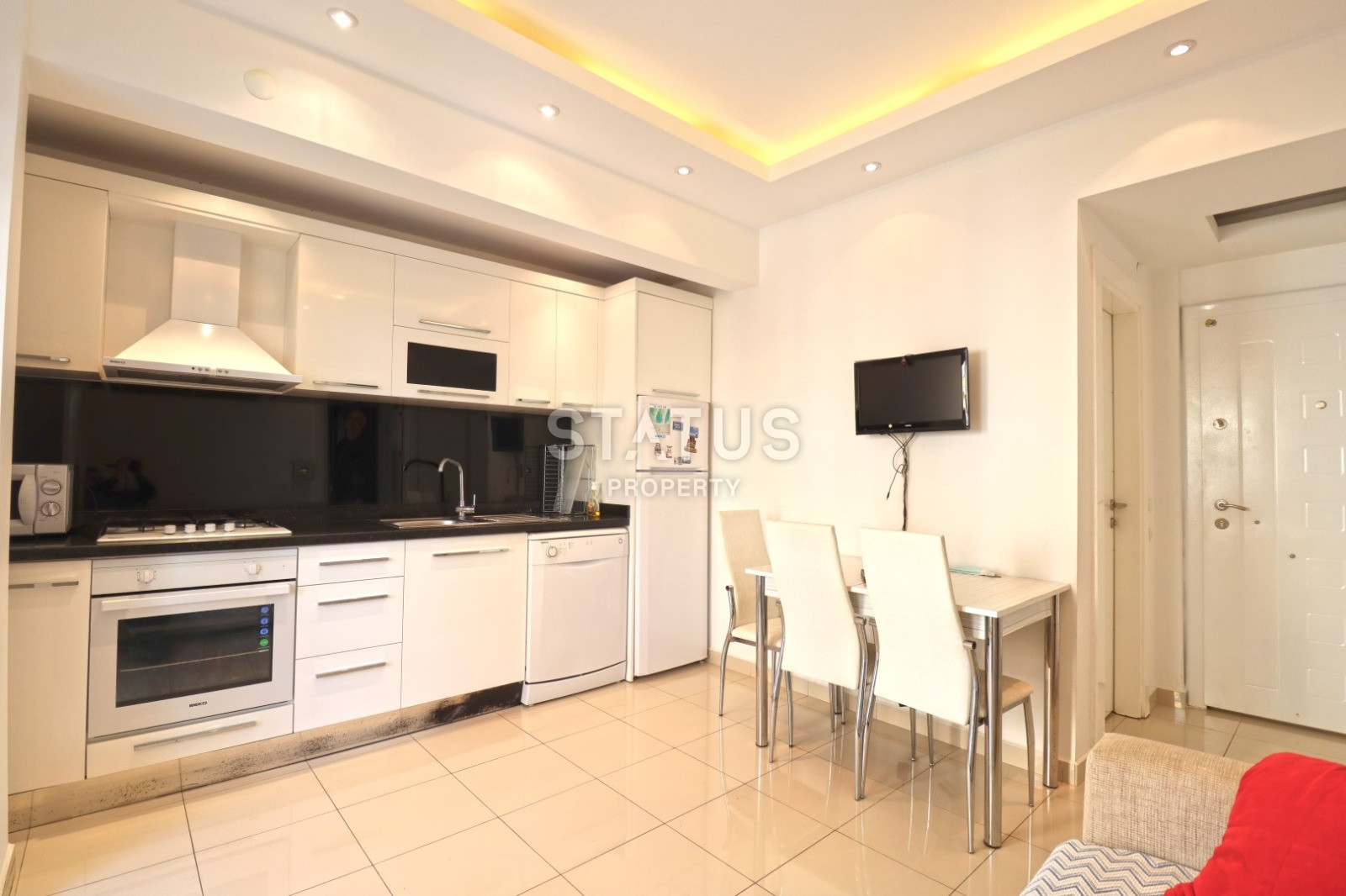 Квартира 1+1 с мебелью в районе Клеопарты, 50 м2. фото 3