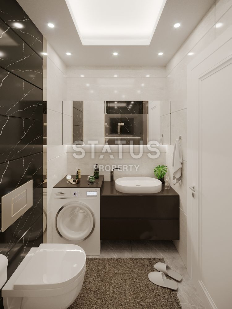 Новый инвестиционный проект в комплексе с обширной инфраструктурой в районе Алании – Газипаша, 52 м2 - 191 м2. фото 11