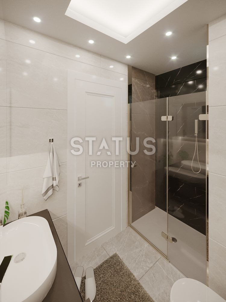 Новый инвестиционный проект в комплексе с обширной инфраструктурой в районе Алании – Газипаша, 52 м2 - 191 м2. фото 14