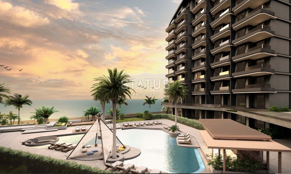 Новый масштабный проект с шикарной инфраструктурой, собственным пляжем и очень большой квадратурой! Район Окурджалар, 500м к морю! фото 5