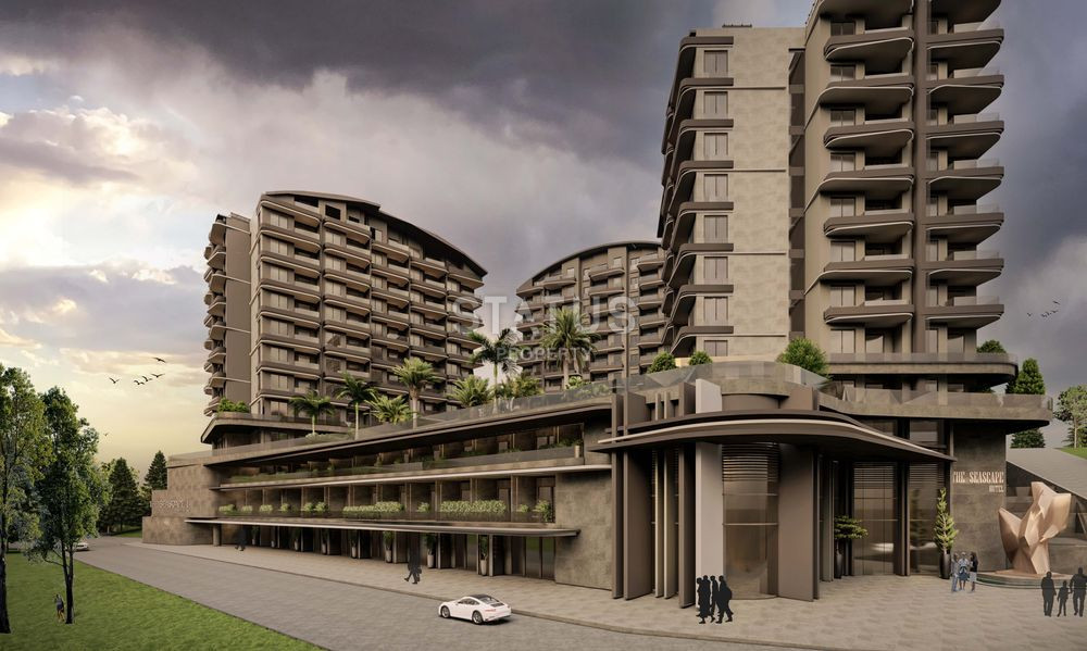 Новый масштабный проект с шикарной инфраструктурой, собственным пляжем и очень большой квадратурой! Район Окурджалар, 500м к морю! фото 6