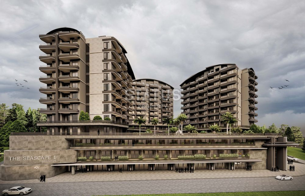 Новый масштабный проект с шикарной инфраструктурой, собственным пляжем и очень большой квадратурой! Район Окурджалар, 500м к морю! фото 7