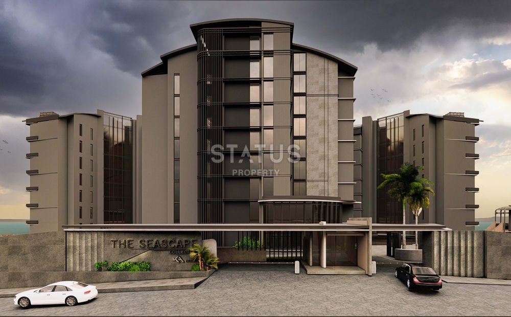 Новый масштабный проект с шикарной инфраструктурой, собственным пляжем и очень большой квадратурой! Район Окурджалар, 500м к морю! фото 8