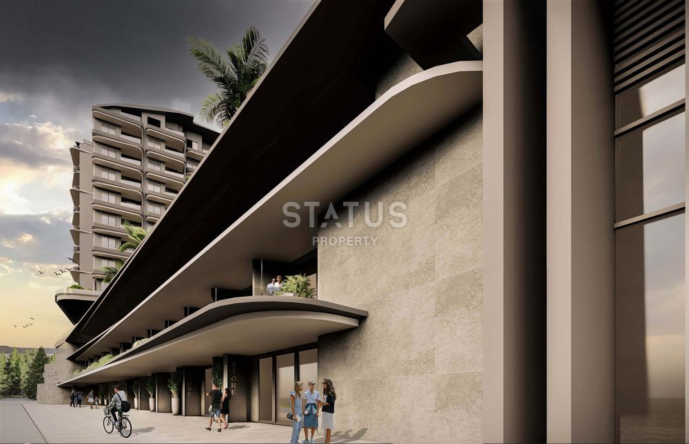 Новый масштабный проект с шикарной инфраструктурой, собственным пляжем и очень большой квадратурой! Район Окурджалар, 500м к морю! фото 10