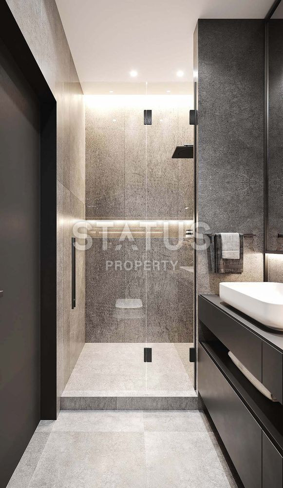 Новый масштабный проект с шикарной инфраструктурой, собственным пляжем и очень большой квадратурой! Район Окурджалар, 500м к морю! фото 15