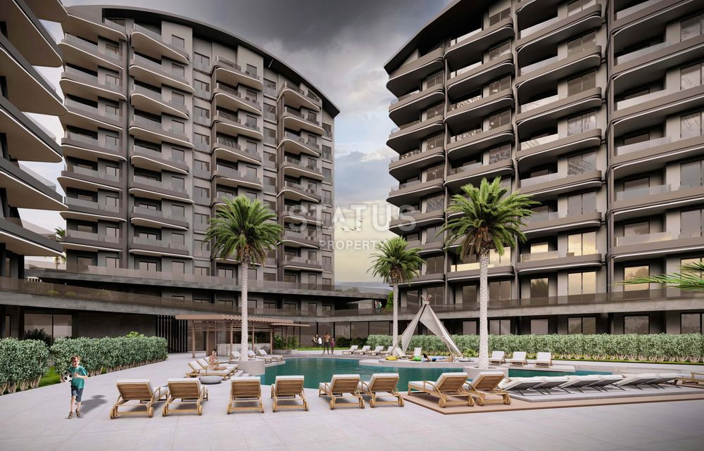 Новый масштабный проект с шикарной инфраструктурой, собственным пляжем и очень большой квадратурой! Район Окурджалар, 500м к морю! фото 16