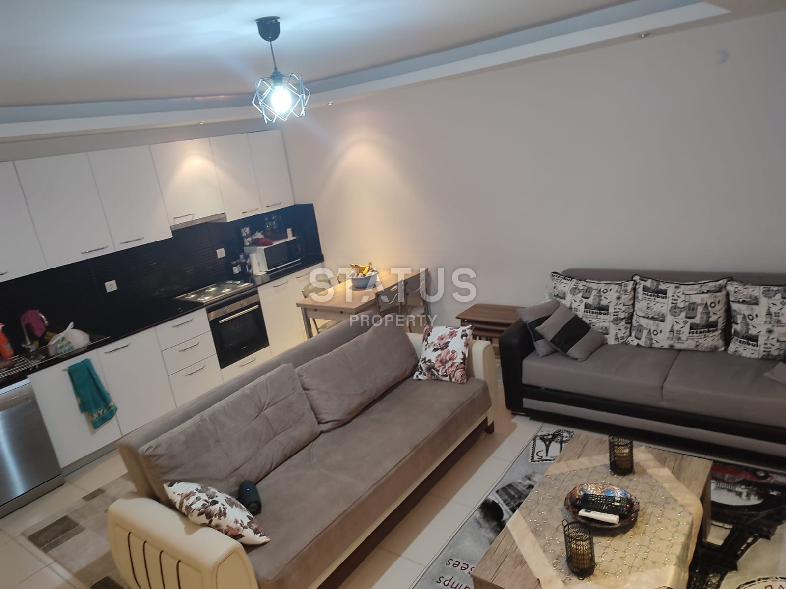 Большая 1+1 в комплексе с инфраструктурой, европейский район Оба, полностью меблированная, 70м2 фото 4