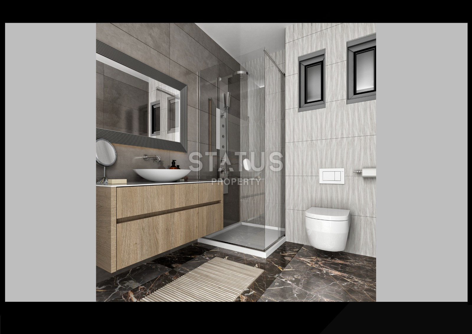 Двухкомнатная квартира в комплексе с инфраструктурой отеля 5* с собственным пляжем в 750метрах от моря Махмутлар, 75м.кв фото 10