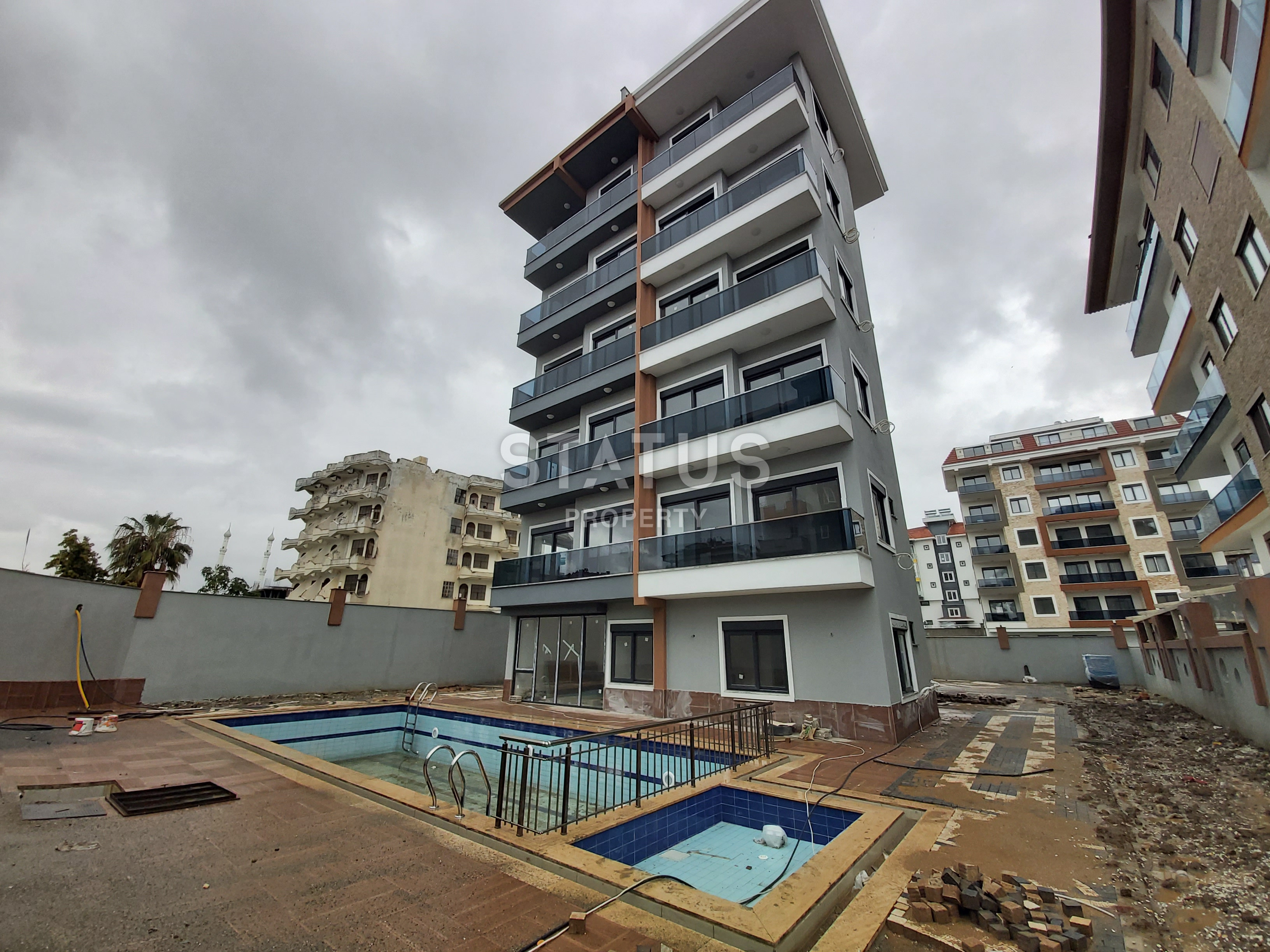 Квартира 1+1 в 100 метрах от моря в Кестеле, 48 м2. фото 8