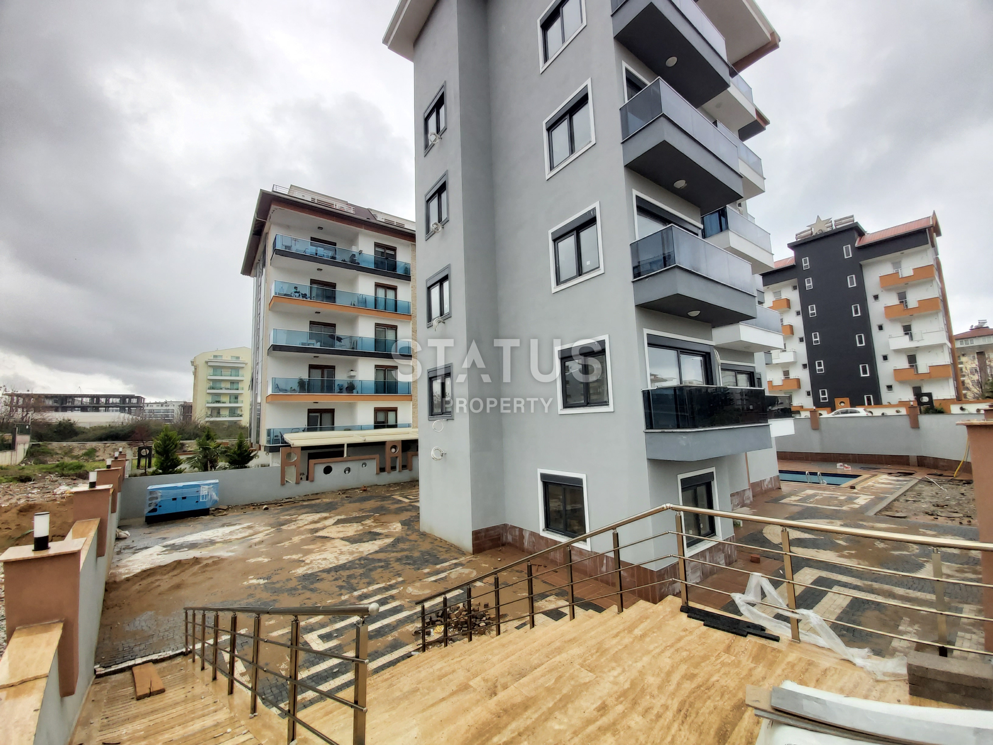 Квартира 1+1 в 100 метрах от моря в Кестеле, 48 м2. фото 9