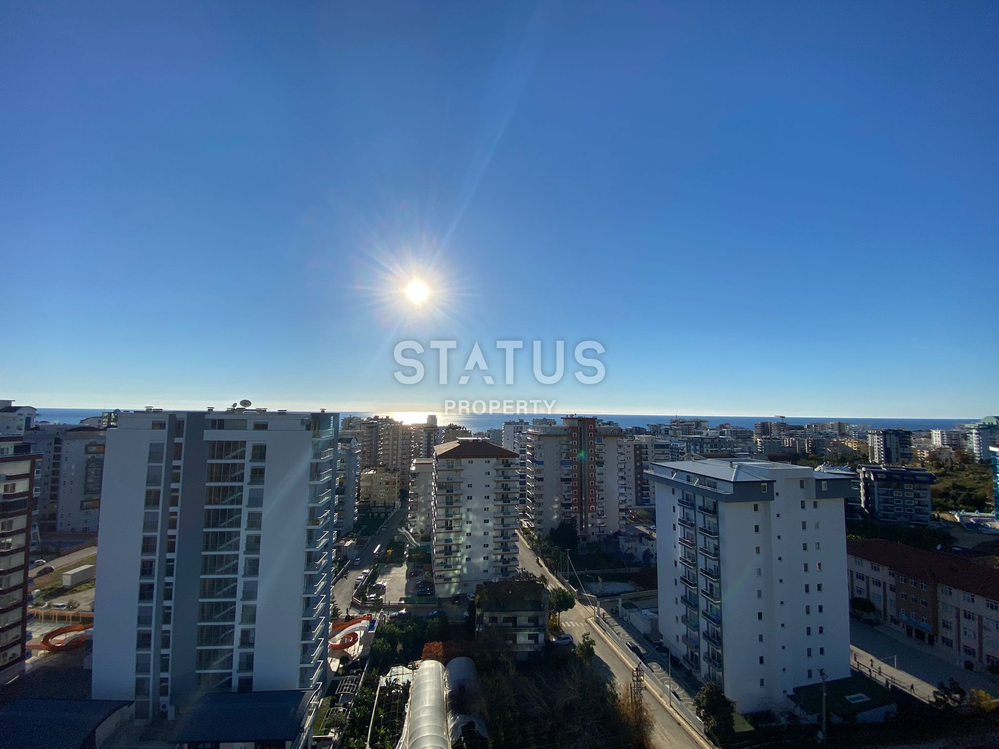 Две квартиры 1+1 в новом комплексе в Махмутларе, вид на море и горы фото 10