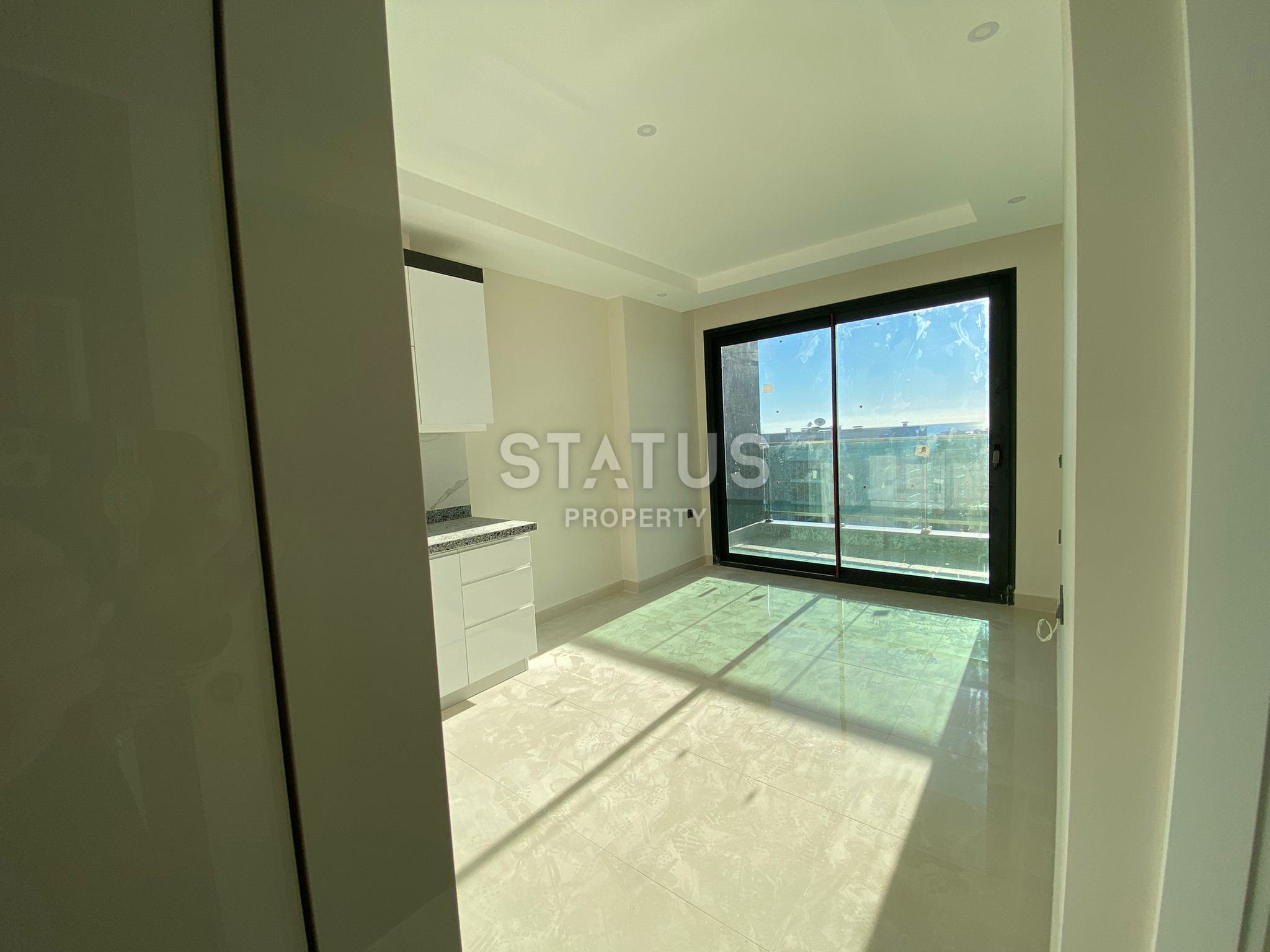 Две квартиры 1+1 в новом комплексе в Махмутларе, вид на море и горы фото 20