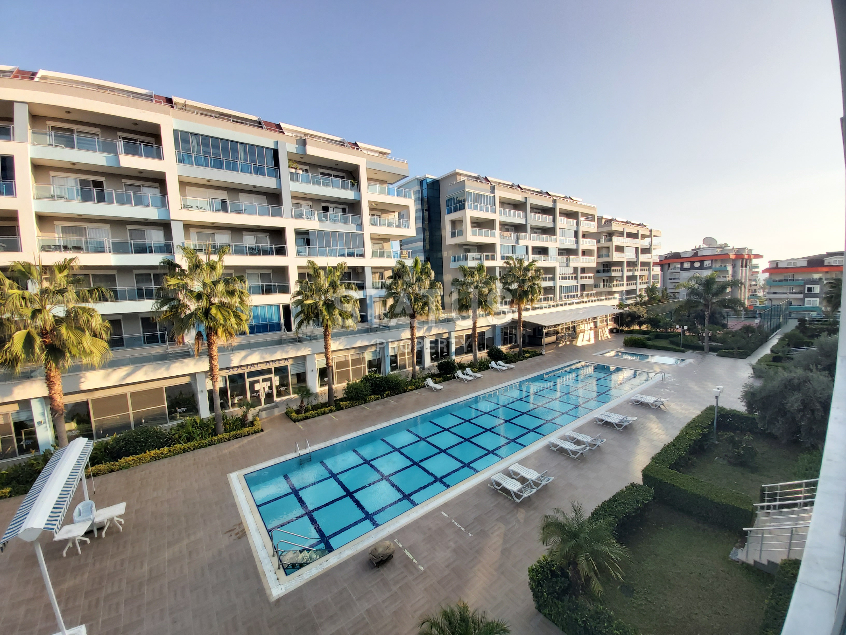 Apartment in a complex with infrastructure in the Kestel area. Furniture and appliances in the price of 65 sq.m. фото 19