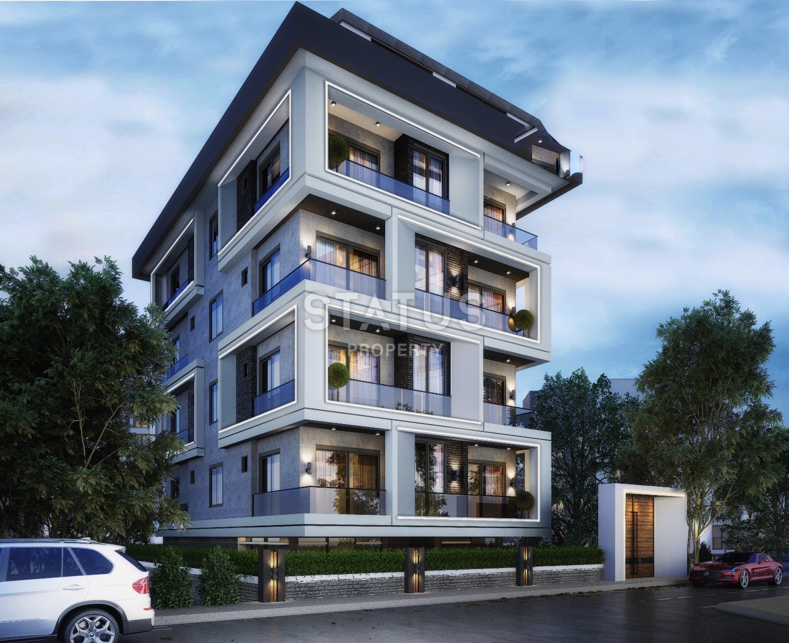 The last 2+1+studio in a project under construction with a chic location in the center of Alanya! 250 meters to the sea! фото 4