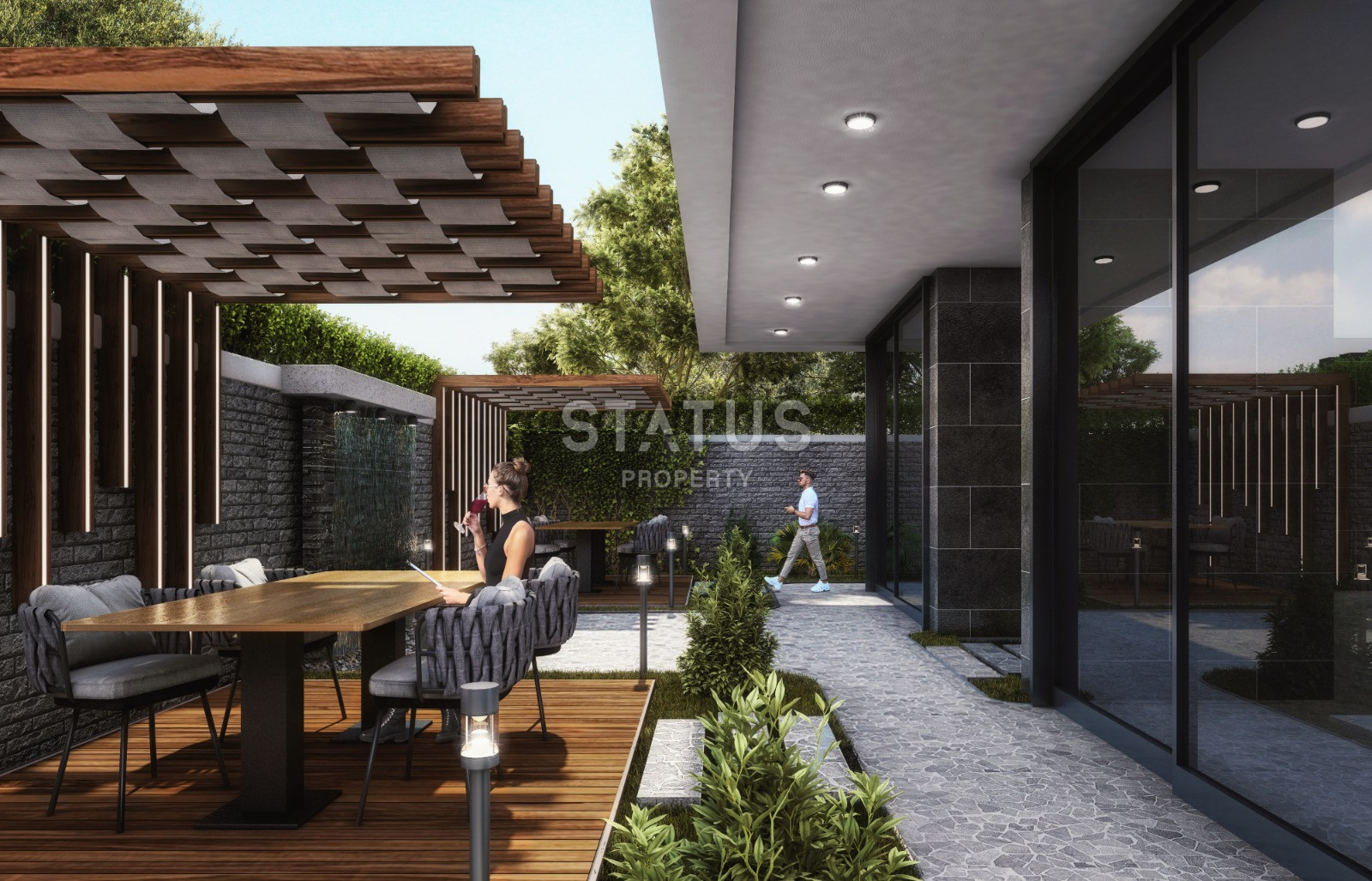 The last 2+1+studio in a project under construction with a chic location in the center of Alanya! 250 meters to the sea! фото 6