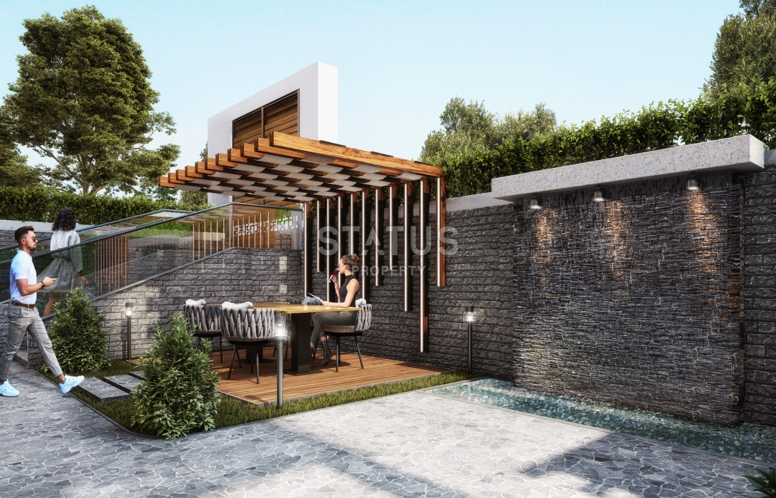 The last 2+1+studio in a project under construction with a chic location in the center of Alanya! 250 meters to the sea! фото 7