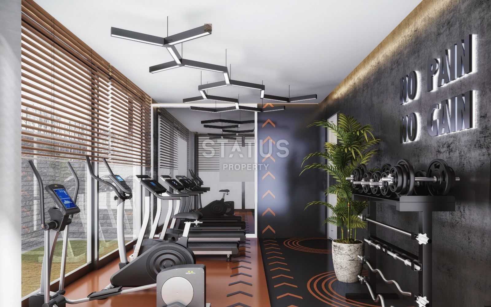 The last 2+1+studio in a project under construction with a chic location in the center of Alanya! 250 meters to the sea! фото 9