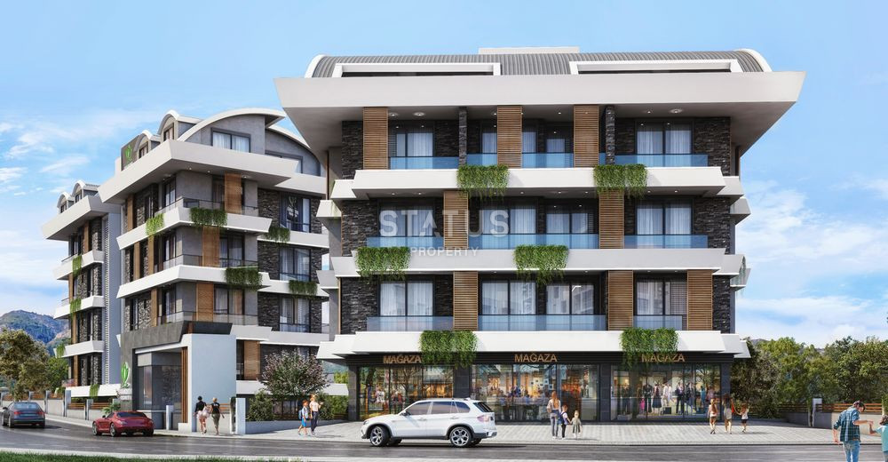 Apartments by installments in a complex under construction, Oba district, 1+1,2+1,3+1 фото 3