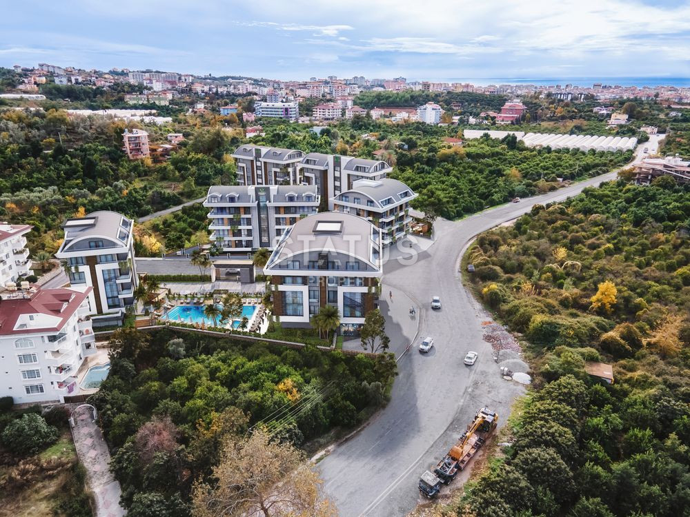 Apartments by installments in a complex under construction, Oba district, 1+1,2+1,3+1 фото 17