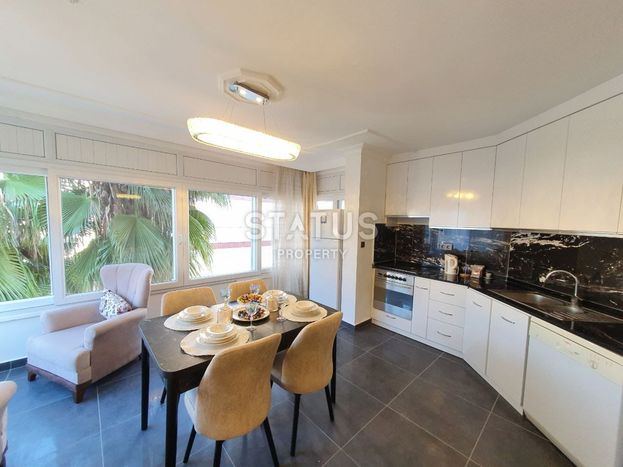 Квартира 1+1 с мебелью в 200 метрах до моря, 60 м2 фото 5