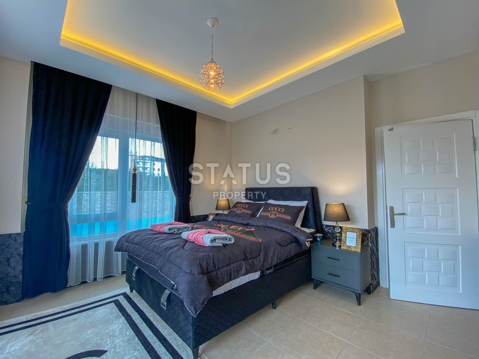 Меблированный садовый дуплекс 3+1 в 2 минутах от моря в Кестеле, 130 м2. фото 5