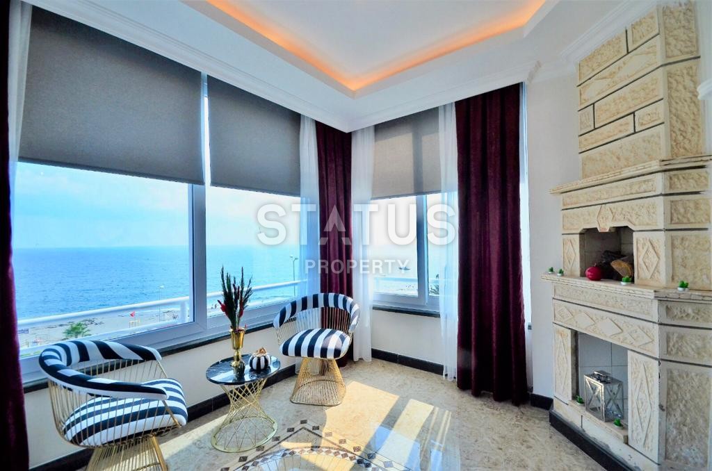 Квартира с прямым видом на море на первой линии. Мебель техника в стоимости. 90 кв.м. фото 11