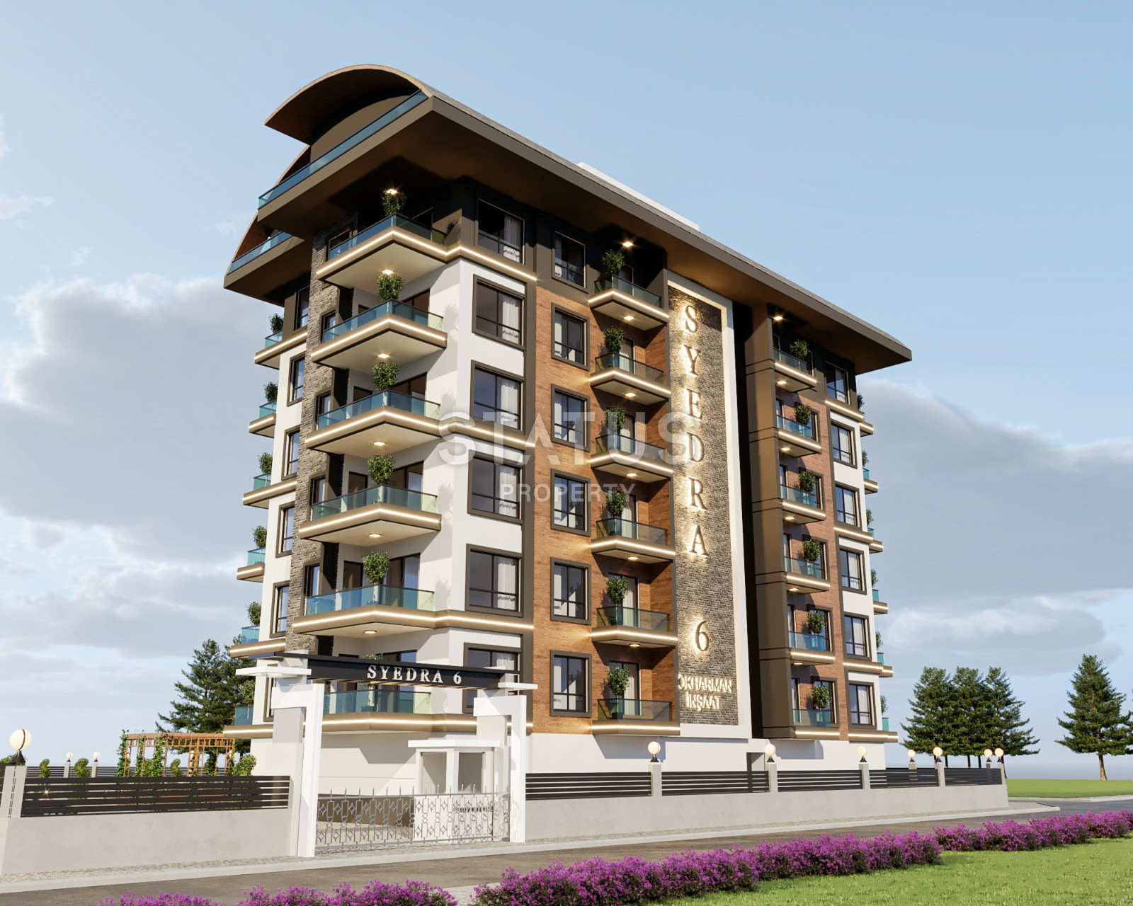 Инвестиционный проект с видом на море в центре Демирташа, квартиры от 48 до 201 м2. фото 12