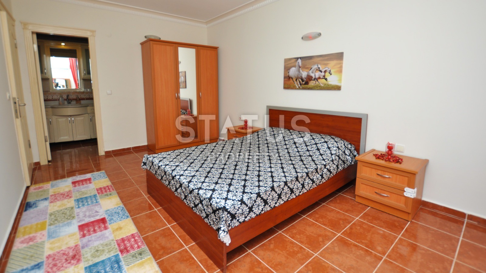 Добротная квартира с мебелью в хорошем комплексе в Махмутларе. Недорого. 120 кв.м. фото 13