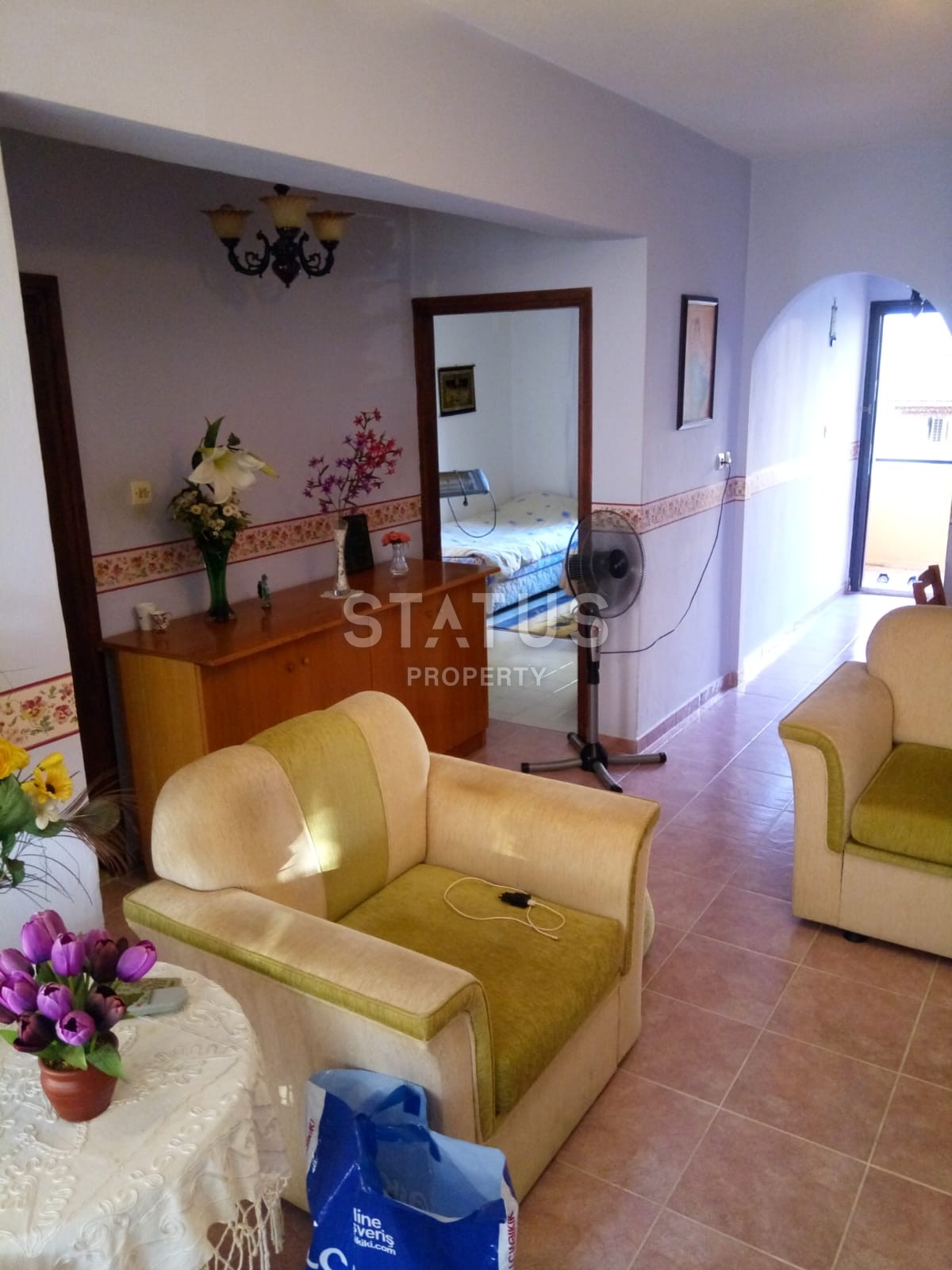 Недорогая трехкомнатная квартира в 3 минутах от Средиземного моря, 100 м2 фото 4