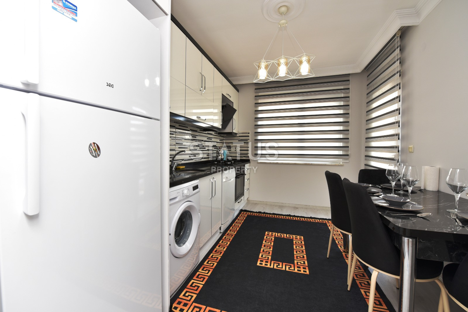 Современный ремонт и дизайн, апартаменты 2+1 в шаговой доступности к морю, 120 м2 фото 6