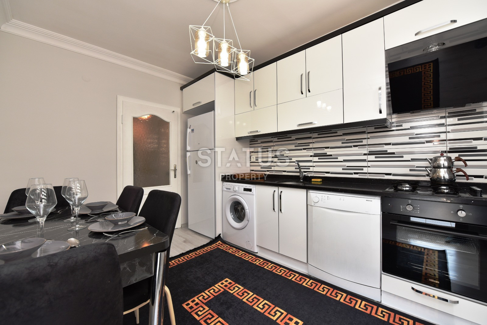 Современный ремонт и дизайн, апартаменты 2+1 в шаговой доступности к морю, 120 м2 фото 7